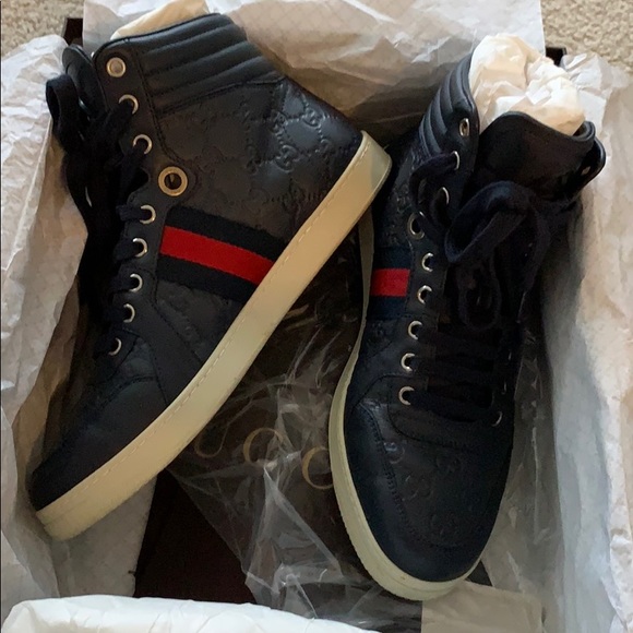 gucci guccissima high top sneaker